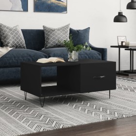 Black plywood coffee table 90x50x40 cm by vidaXL, Coffee table - Ref: Foro24-829205, Price: 45,99 €, Discount: %