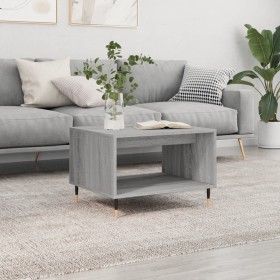 Sonoma gray engineered wood coffee table 60x50x40 cm by vidaXL, Coffee table - Ref: Foro24-829250, Price: 32,99 €, Discount: %