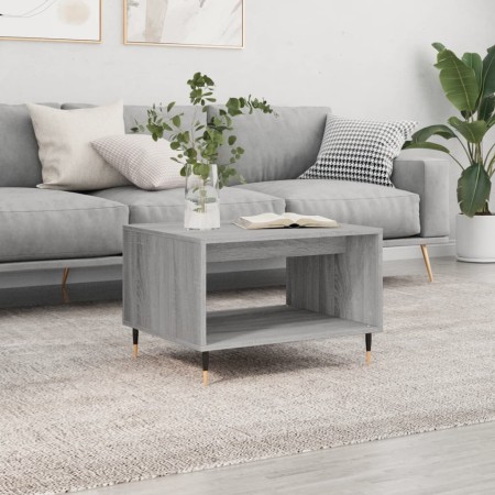 Sonoma gray engineered wood coffee table 60x50x40 cm by vidaXL, Coffee table - Ref: Foro24-829250, Price: 42,51 €, Discount: %