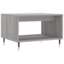 Mesa de centro madera de ingeniería gris Sonoma 60x50x40 cm de vidaXL, Mesas de centro - Ref: Foro24-829250, Precio: 42,51 €,...