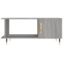 Mesa de centro madera contrachapada gris Sonoma 90x50x40 cm de vidaXL, Mesas de centro - Ref: Foro24-829474, Precio: 45,99 €,...