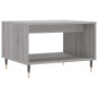 Mesa de centro madera de ingeniería gris Sonoma 60x50x40 cm de vidaXL, Mesas de centro - Ref: Foro24-829250, Precio: 42,51 €,...