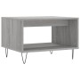 Mesa de centro madera de ingeniería gris Sonoma 60x50x40 cm de vidaXL, Mesas de centro - Ref: Foro24-829258, Precio: 40,31 €,...