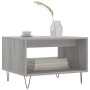 Mesa de centro madera de ingeniería gris Sonoma 60x50x40 cm de vidaXL, Mesas de centro - Ref: Foro24-829258, Precio: 40,31 €,...