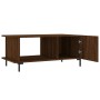 Brown oak plywood coffee table 90x50x40 cm by vidaXL, Coffee table - Ref: Foro24-829499, Price: 48,21 €, Discount: %