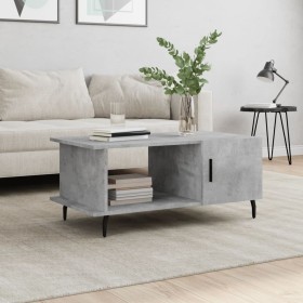 Concrete gray plywood coffee table 90x50x40 cm by vidaXL, Coffee table - Ref: Foro24-829504, Price: 63,65 €, Discount: %