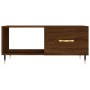 Brown oak plywood coffee table 90x50x40 cm by vidaXL, Coffee table - Ref: Foro24-829195, Price: 46,99 €, Discount: %