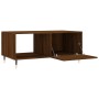 Brown oak plywood coffee table 90x50x40 cm by vidaXL, Coffee table - Ref: Foro24-829195, Price: 46,99 €, Discount: %