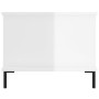 Plywood white glossy coffee table 90x50x40 cm by vidaXL, Coffee table - Ref: Foro24-829494, Price: 48,32 €, Discount: %