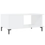 Plywood white glossy coffee table 90x50x40 cm by vidaXL, Coffee table - Ref: Foro24-829494, Price: 48,32 €, Discount: %