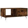 Smoked oak plywood coffee table 90x50x40 cm by vidaXL, Coffee table - Ref: Foro24-829185, Price: 45,99 €, Discount: %