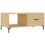 Mesa de centro madera contrachapada roble Sonoma 90x50x40 cm de vidaXL, Mesas de centro - Ref: Foro24-829215, Precio: 47,99 €...