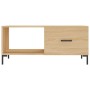 Mesa de centro madera contrachapada roble Sonoma 90x50x40 cm de vidaXL, Mesas de centro - Ref: Foro24-829215, Precio: 47,99 €...