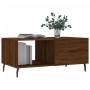 Brown oak plywood coffee table 90x50x40 cm by vidaXL, Coffee table - Ref: Foro24-829235, Price: 45,96 €, Discount: %