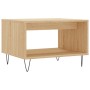 Mesa de centro madera de ingeniería roble Sonoma 60x50x40 cm de vidaXL, Mesas de centro - Ref: Foro24-829255, Precio: 38,90 €...