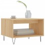 Mesa de centro madera de ingeniería roble Sonoma 60x50x40 cm de vidaXL, Mesas de centro - Ref: Foro24-829255, Precio: 38,90 €...