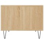 Mesa de centro madera de ingeniería roble Sonoma 60x50x40 cm de vidaXL, Mesas de centro - Ref: Foro24-829255, Precio: 38,90 €...