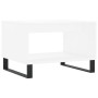 Mesa de centro madera de ingeniería blanca 60x50x40 cm de vidaXL, Mesas de centro - Ref: Foro24-829260, Precio: 50,90 €, Desc...