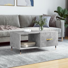 Concrete gray plywood coffee table 90x50x40 cm by vidaXL, Coffee table - Ref: Foro24-829192, Price: 44,99 €, Discount: %