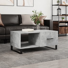 Concrete gray plywood coffee table 90x50x40 cm by vidaXL, Coffee table - Ref: Foro24-829240, Price: 61,55 €, Discount: %