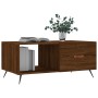 Plywood oak brown coffee table 90x50x40 cm by vidaXL, Coffee table - Ref: Foro24-829187, Price: 44,00 €, Discount: %