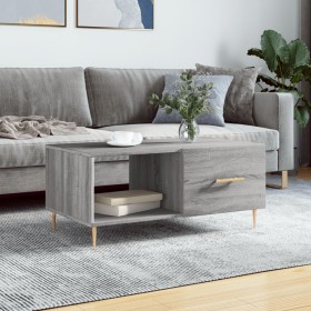 Mesa de centro madera contrachapada gris Sonoma 90x50x40 cm de vidaXL, Mesas de centro - Ref: Foro24-829202, Precio: 46,99 €,...