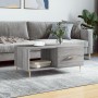 Sonoma gray plywood coffee table 90x50x40 cm by vidaXL, Coffee table - Ref: Foro24-829202, Price: 46,86 €, Discount: %