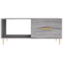 Sonoma gray plywood coffee table 90x50x40 cm by vidaXL, Coffee table - Ref: Foro24-829202, Price: 46,86 €, Discount: %