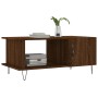 Brown oak plywood coffee table 90x50x40 cm by vidaXL, Coffee table - Ref: Foro24-829491, Price: 43,99 €, Discount: %