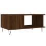 Brown oak plywood coffee table 90x50x40 cm by vidaXL, Coffee table - Ref: Foro24-829491, Price: 43,99 €, Discount: %