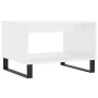 Mesa de centro madera de ingeniería blanco brillo 60x50x40 cm de vidaXL, Mesas de centro - Ref: Foro24-829262, Precio: 53,00 ...