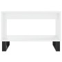 High gloss white engineered wood coffee table 60x50x40 cm by vidaXL, Coffee table - Ref: Foro24-829262, Price: 50,99 €, Disco...