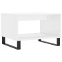 High gloss white engineered wood coffee table 60x50x40 cm by vidaXL, Coffee table - Ref: Foro24-829262, Price: 50,99 €, Disco...