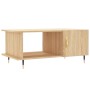 Mesa de centro madera contrachapada roble Sonoma 90x50x40 cm de vidaXL, Mesas de centro - Ref: Foro24-829471, Precio: 42,14 €...