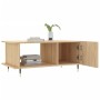 Mesa de centro madera contrachapada roble Sonoma 90x50x40 cm de vidaXL, Mesas de centro - Ref: Foro24-829471, Precio: 42,14 €...