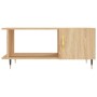 Mesa de centro madera contrachapada roble Sonoma 90x50x40 cm de vidaXL, Mesas de centro - Ref: Foro24-829471, Precio: 42,14 €...