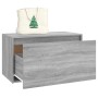 Banco pasillo madera contrachapada gris Sonoma 80x40x45 cm de vidaXL, Bancos para recibidores y almacenamiento - Ref: Foro24-...