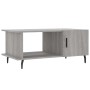 Mesa de centro madera contrachapada gris Sonoma 90x50x40 cm de vidaXL, Mesas de centro - Ref: Foro24-829506, Precio: 47,99 €,...