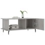 Mesa de centro madera contrachapada gris Sonoma 90x50x40 cm de vidaXL, Mesas de centro - Ref: Foro24-829506, Precio: 47,99 €,...