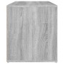 Banco pasillo madera contrachapada gris Sonoma 80x40x45 cm de vidaXL, Bancos para recibidores y almacenamiento - Ref: Foro24-...