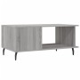 Mesa de centro madera contrachapada gris Sonoma 90x50x40 cm de vidaXL, Mesas de centro - Ref: Foro24-829506, Precio: 47,99 €,...