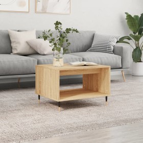 Mesa de centro madera de ingeniería roble Sonoma 60x50x40 cm de vidaXL, Mesas de centro - Ref: Foro24-829247, Precio: 31,99 €...