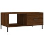 Mesa de centro madera contrachapada roble marrón 90x50x40 cm de vidaXL, Mesas de centro - Ref: Foro24-829227, Precio: 48,62 €...