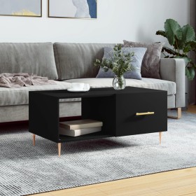 Black plywood coffee table 90x50x40 cm by vidaXL, Coffee table - Ref: Foro24-829197, Price: 46,94 €, Discount: %