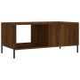 Mesa de centro madera contrachapada roble marrón 90x50x40 cm de vidaXL, Mesas de centro - Ref: Foro24-829227, Precio: 48,62 €...