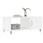 Glossy white plywood coffee table 90x50x40 cm by vidaXL, Coffee table - Ref: Foro24-829470, Price: 45,58 €, Discount: %