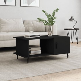 Black plywood coffee table 90x50x40 cm by vidaXL, Coffee table - Ref: Foro24-829501, Price: 46,97 €, Discount: %