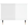 Glossy white plywood coffee table 90x50x40 cm by vidaXL, Coffee table - Ref: Foro24-829470, Price: 45,58 €, Discount: %