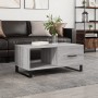 Sonoma gray plywood coffee table 90x50x40 cm by vidaXL, Coffee table - Ref: Foro24-829242, Price: 49,19 €, Discount: %