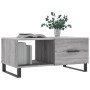 Sonoma-Couchtisch aus grauem Sperrholz, 90 x 50 x 40 cm von vidaXL, Couchtisch - Ref: Foro24-829242, Preis: 49,19 €, Rabatt: %